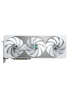 GIGABYTE GeForce RTX™ 5070 Ti AERO OC 16G Graphics Card - NVIDIA Blackwell Architecture, 16GB GDDR7, 256-bit Memory, 28 Gbps Memory Clock, PCI-E 5.0, 7680 x 4320 Digital Resolution, 4 Multi-View, WINDFORCE Cooling, RGB Lighting, Dual BIOS (Performance/Silent), 3x DisplayPort 2.1a, 1x HDMI 2.1b, Versatile VGA Holder | GV-N507TAERO OC-16GD Silver  - Image 3