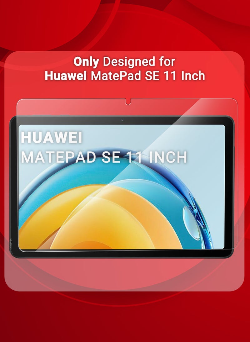 مارجون (for Huawei MatePad SE 11 Inch) 2Packs Premium Screen Protector Full Coverage, Scratch-Resistant Anti Bubble Clear-2 - Image 5