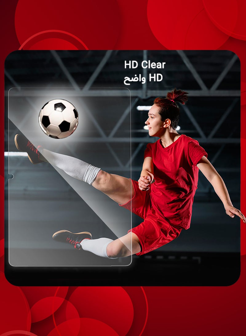 مارجون (for Huawei MatePad SE 11 Inch) 2Packs Premium Screen Protector Full Coverage, Scratch-Resistant Anti Bubble Clear-2 - Image 4