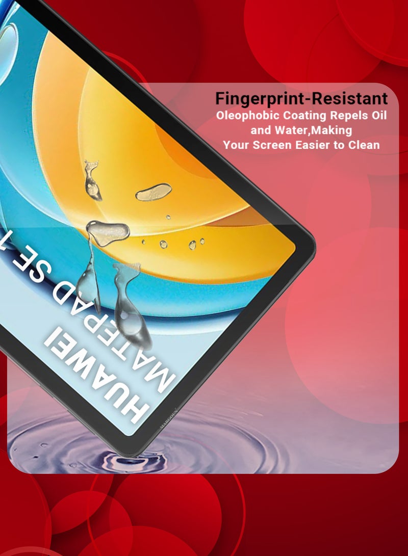MARGOUN (for Huawei MatePad SE 11 Inch) Premium Screen Protector Full Coverage, Scratch-Resistant Anti Bubble - Clear Clear-1  - Image 3