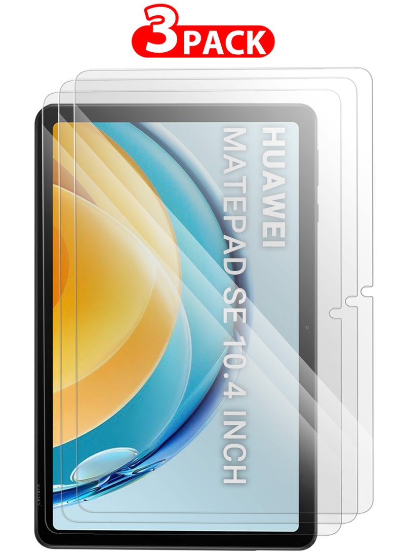 MARGOUN (for Huawei MatePad SE 10.4 Inch) 3Packs Premium Screen Protector Full Coverage, Scratch-Resistant Anti Bubble Clear-3  - Image 1
