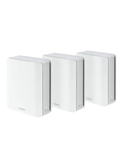 ASUS ZenWiFi BQ16 Quad-Band WiFi 7 Mesh with 6GHz Band, 25Gbps, 11000Sq. Ft. (3 Pack) White  - Image 1