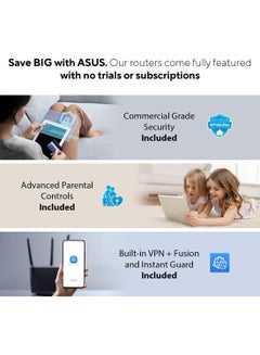 ASUS ZenWiFi BT10 Tri-band WiFi 7 Mesh, 18 Gpbs, 6000 sq.ft (2pk), Dual 10G Ports, Mobile Tethering White  - Image 4