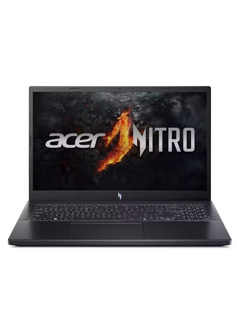 Acer Nitro V15 ANV15-51-795H Gaming Laptop With 15.6-Inch FHD Display, Core i7-13620H Processor 32GB RAM/1TB SSD Windows 11 Home 6GB Nvidia RTX 4050 English Obsidian Black  - Image 1