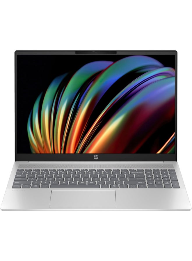 HP - Pavilion Laptop 16 With 16" diagonal 2K IPS Display, Core Ultra 7-155U Processor/16GB RAM/512GB SSD/Intel Arc Graphics/Windows 11 English/Arabic Natural silver - Image 1