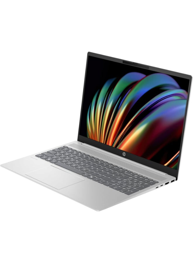 HP - Pavilion Laptop 16 With 16" diagonal 2K IPS Display, Core Ultra 7-155U Processor/16GB RAM/512GB SSD/Intel Arc Graphics/Windows 11 English/Arabic Natural silver - Image 1