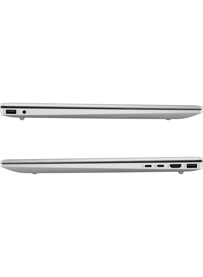 HP - Pavilion Laptop 16 With 16" diagonal 2K IPS Display, Core Ultra 7-155U Processor/16GB RAM/512GB SSD/Intel Arc Graphics/Windows 11 English/Arabic Natural silver - Image 1