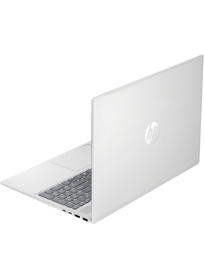 HP - Pavilion Laptop 16 With 16" diagonal 2K IPS Display, Core Ultra 7-155U Processor/16GB RAM/512GB SSD/Intel Arc Graphics/Windows 11 English/Arabic Natural silver - Image 1