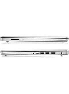 HP 14s Laptop With 14-Inch Diagonal FHD Display, Core i3-1215U Processor/8GB RAM/256GB SSD/Intel UHD Graphics/Windows 11 English/Arabic Natural silver  - Image 5
