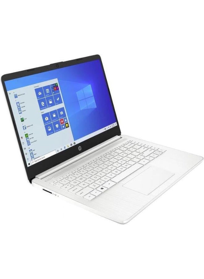 HP 14s Laptop With 14-Inch Diagonal HD Touch Screen Display, Pentium Silver N5030 Processor/8GB RAM/512GB SSD/Intel UHD Graphics/Windows 11 English/Arabic Snow White  - Image 2