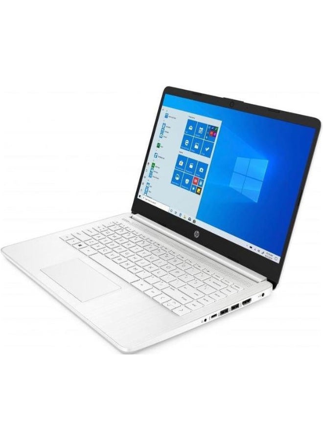 HP 14s Laptop With 14-Inch Diagonal HD Touch Screen Display, Pentium Silver N5030 Processor/8GB RAM/512GB SSD/Intel UHD Graphics/Windows 11 English/Arabic Snow White  - Image 3
