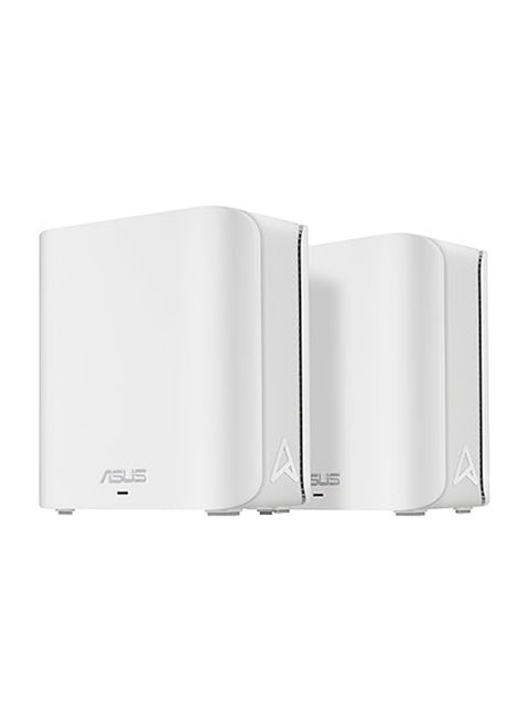 ZenWiFi BD4 Dual-band WiFi 7 Mesh, 2.5 Gpbs, 470m² sq.ft (2pk), Dual 2.5G Ports, AI WAN Detection White