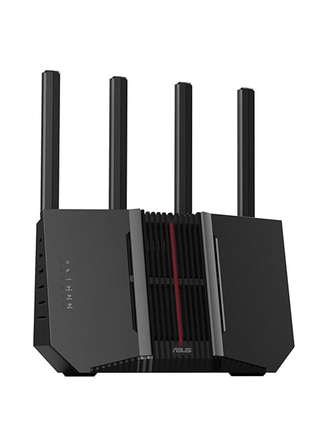 ASUS RT-BE92U Tri-band WiFi 7 Extendable Router: WiFi 7, 802.11be, 100+ devices, AiMesh, Mesh WiFi, 10G WAN ports, Quad 2.5G ports, AI WAN Detection Black  - Image 1