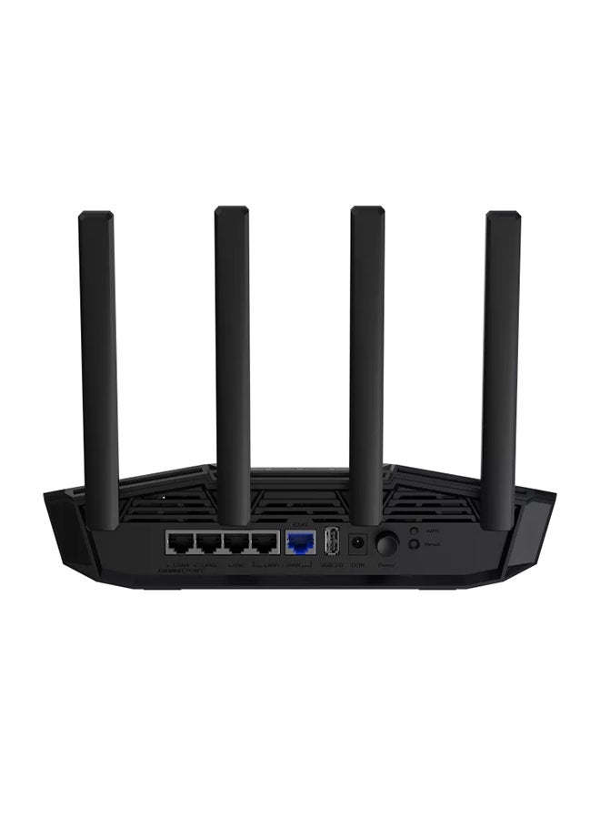 أسوس - TUF Gaming BE3600 Dual Band WiFi 7 Router, WiFi 7 802.11be, 2.5Gbps port, Mobile Game Mode Black - Image 1