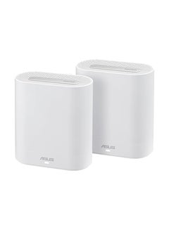 ASUS ExpertWiFi EBM68 (AX7800) Tri-Band Business Mesh WiFi System – Ideal for all businesses, supports up to 5 SSIDs and VLAN (2Pack) White  - Image 1