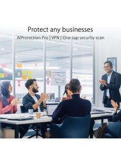 ASUS ExpertWiFi EBM68 (AX7800) Tri-Band Business Mesh WiFi System – Ideal for all businesses, supports up to 5 SSIDs and VLAN (2Pack) White  - Image 4