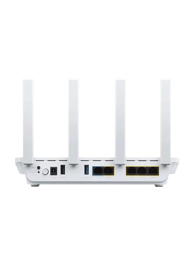 ASUS - ExpertWiFi EBR63 AX3000, All-in-One Access Point with Router, Switch and Security Gateway White - Image 1