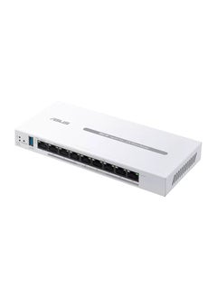ASUS EBG19P, Gigabit PoE+ VPN wired router, 8 PoE+ ports, 123W, Up to 3 WAN ethernet ports + 1 USB WAN White  - Image 1