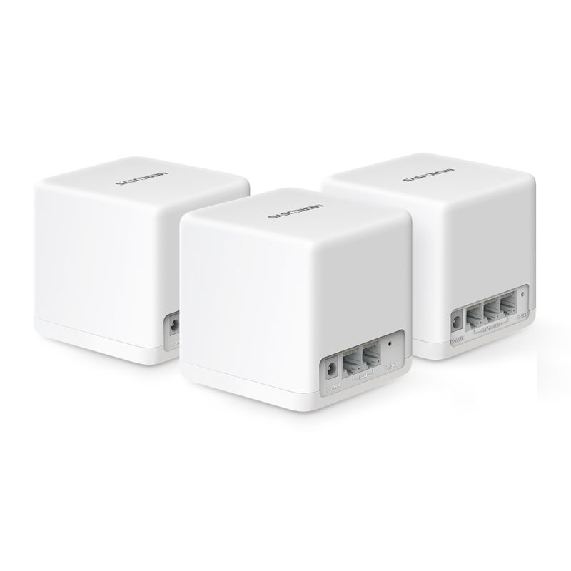 MERCUSYS Halo H60X 3-Pack AX1500 , Wi Fi 6, Dual Band Whole Home Mesh System|5GHz Band Access|Connect over 100 Devices|Coverage up to 6000 sq.ft.|1500 Mbps Speed|Seamless Roaming with One Unified Network White - Image 2