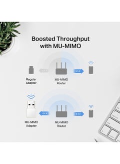 MERCUSYS MA30N AC1300 Nano Wireless Dual Band Nano Size USB Adapter|Plug and Play without CD|Supports Windows 11|Enhanced WPA3 Security White  - Image 5