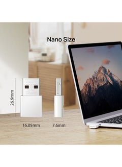 MERCUSYS MA30N AC1300 Nano Wireless Dual Band Nano Size USB Adapter|Plug and Play without CD|Supports Windows 11|Enhanced WPA3 Security White  - Image 2