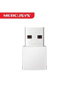 MERCUSYS MA30N AC1300 Nano Wireless Dual Band Nano Size USB Adapter|Plug and Play without CD|Supports Windows 11|Enhanced WPA3 Security White  - Image 1