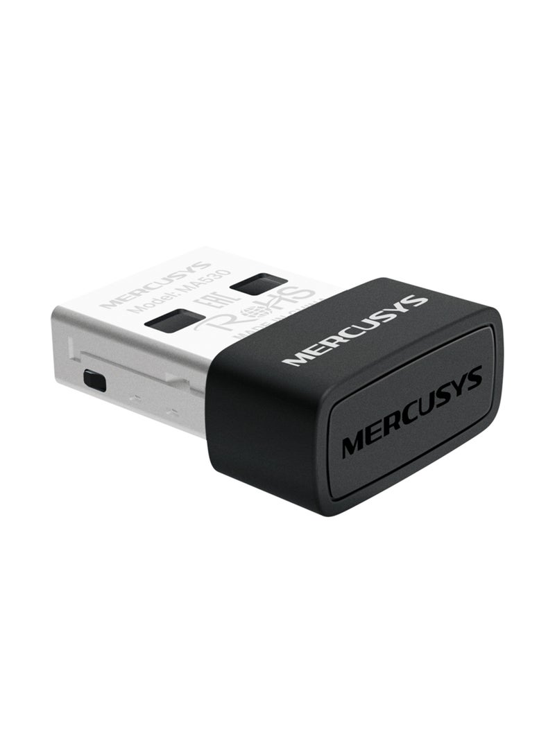 MERCUSYS MA530 Bluetooth 5.4 Nano USB Adapter|Wireless Connectivity|Backward Compatibility|Supported Operating System – Windows 11/10/8.1/7 Black  - Image 2