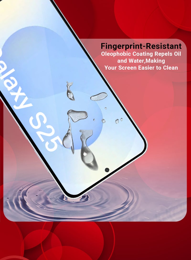 MARGOUN (for Samsung Galaxy S25 Tab) 3Packs Premium Screen Protector Full Coverage, Scratch-Resistant Anti Bubble Clear  - Image 3
