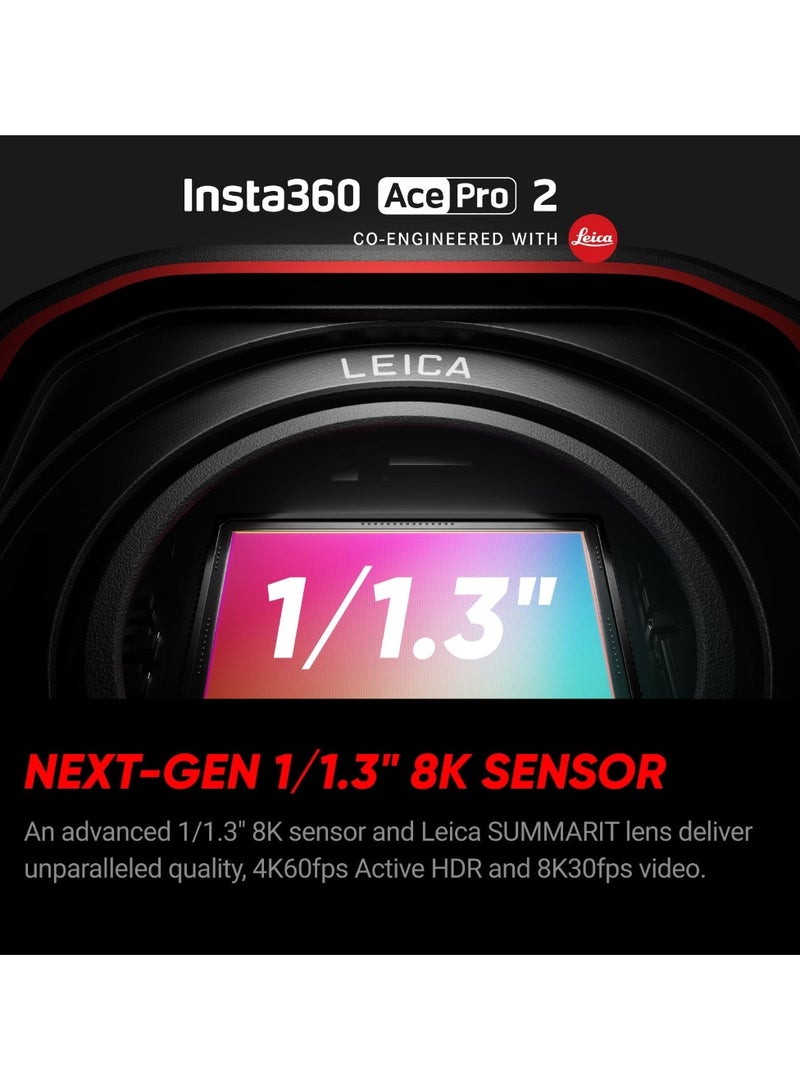 ACE PRO 2 | Dual Battery Bundle | Action Camera, Co-Engineered with Leica, 8K AI-Powered Ultra HD, Advanced Stabilization, Waterproof Design, Compact and Rugged Design– Black - pnsku/N70147586V/45/_/1738241430/57528347-2bb1-4e99-aef2-7a8de0459047
