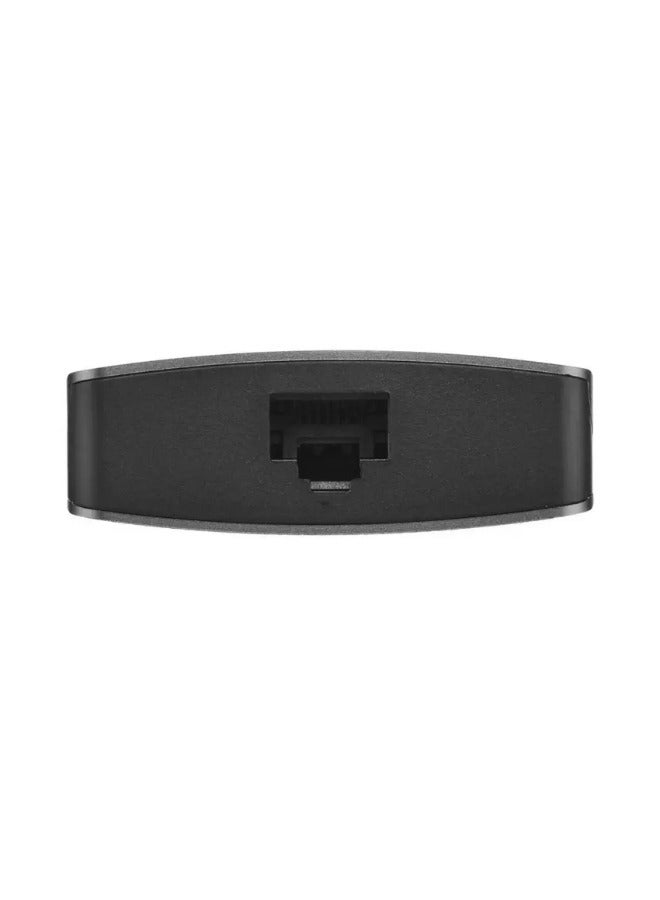 Lenovo 150 USB-C Travel Dock (Charging Host Upto 100W |3 x USB-A 3.0| x HDMI 1.4, 4K @ 30 Hz| 1 x VGA, Up to 1920 x 1080 @ 60 Hz | 1 x Video Output | RJ45 Support |3 Year Warranty) GX91M73946 | Grey  - Image 4