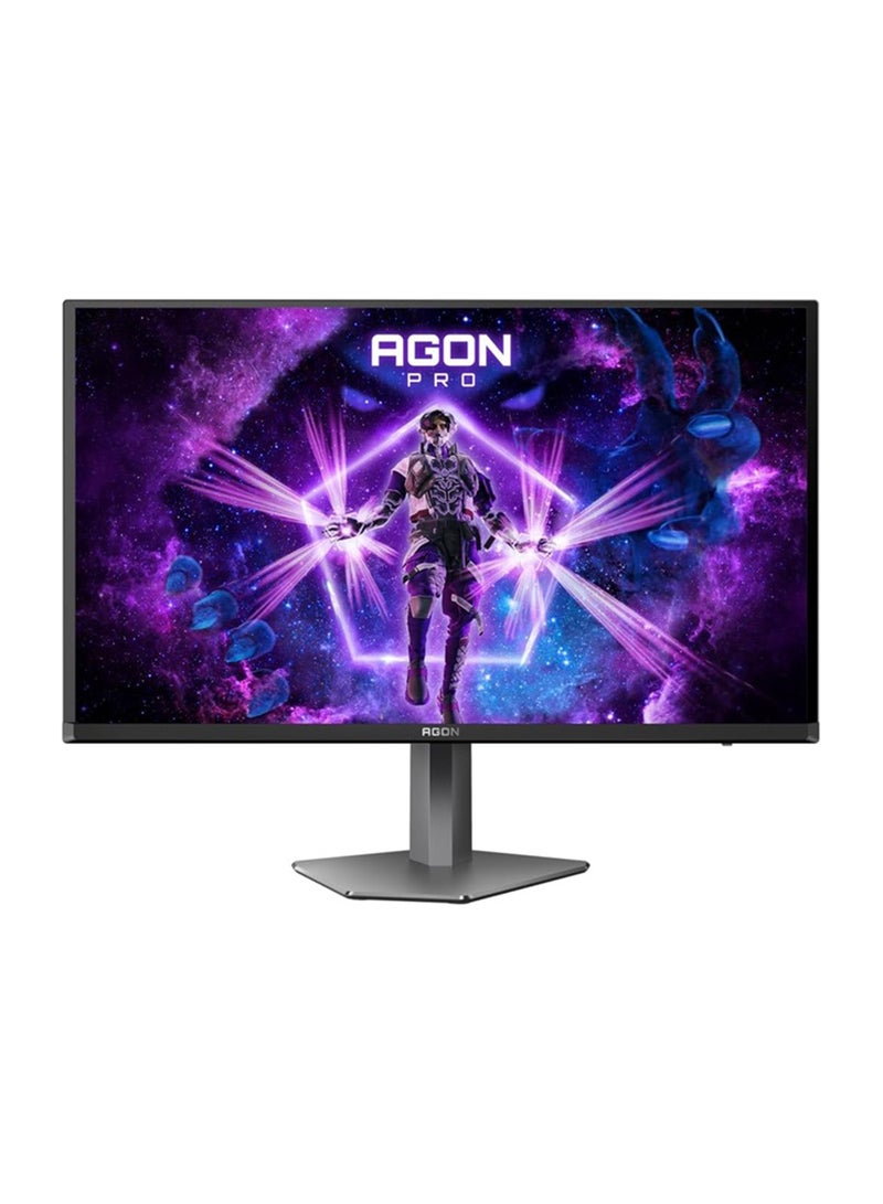 AOC AG276QZD2, 27", QD-OLED Gaming Monitor, QHD 2560 x 1440, 240Hz, 0.03MS GTG, Vesa DisplayHDR  True Black 400, Light FX, Sniper Scope, Dynamic Dial Point, HAS, Green Package, HDMI 2.0, Display Port 1.4, USB Hub, Adaptive Sync, PIB/PIP, Height Adjustable Stand, Swivel, Tilt Black & Grey - Image 2