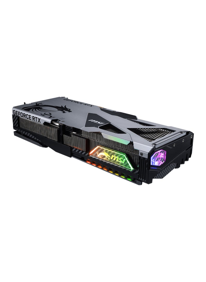 إم اس أي GeForce RTX 5080 16GB GDDR7 VANGUARD SOC Launch Edition, NVIDIA GeForce RTX 5080, PCIe Gen 5, 2745 MHz Core Clock, 10,752 CUDA Cores, 30 Gbps Memory Speed, 256-bit Memory Bus, 16GB GDDR7, DisplayPort 3x (v2.1b), HDMI 1x (2.1b, 4K 480Hz, 8K 120Hz), HDCP Support, 360W Power Consumption, 16-pin Connector, Supports DirectX 12 Ultimate & OpenGL 4.6, G-SYNC® Technology Grey  - Image 3