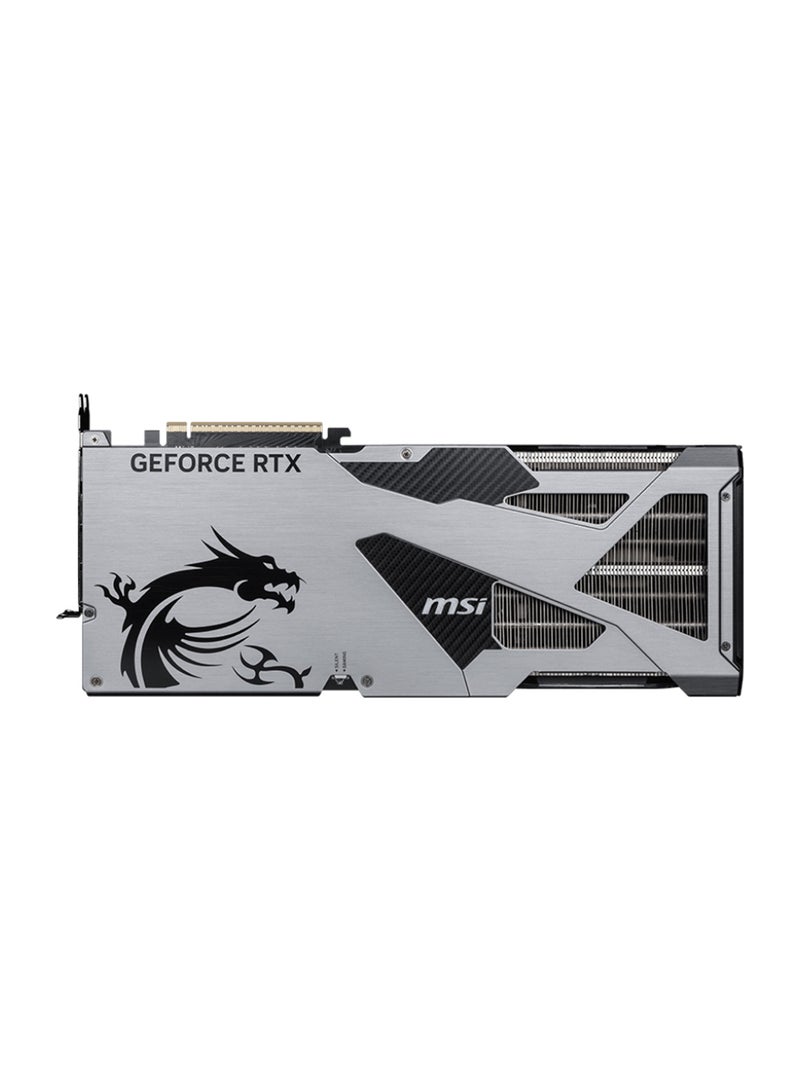 إم اس أي GeForce RTX 5080 16GB GDDR7 VANGUARD SOC Launch Edition, NVIDIA GeForce RTX 5080, PCIe Gen 5, 2745 MHz Core Clock, 10,752 CUDA Cores, 30 Gbps Memory Speed, 256-bit Memory Bus, 16GB GDDR7, DisplayPort 3x (v2.1b), HDMI 1x (2.1b, 4K 480Hz, 8K 120Hz), HDCP Support, 360W Power Consumption, 16-pin Connector, Supports DirectX 12 Ultimate & OpenGL 4.6, G-SYNC® Technology Grey  - Image 4