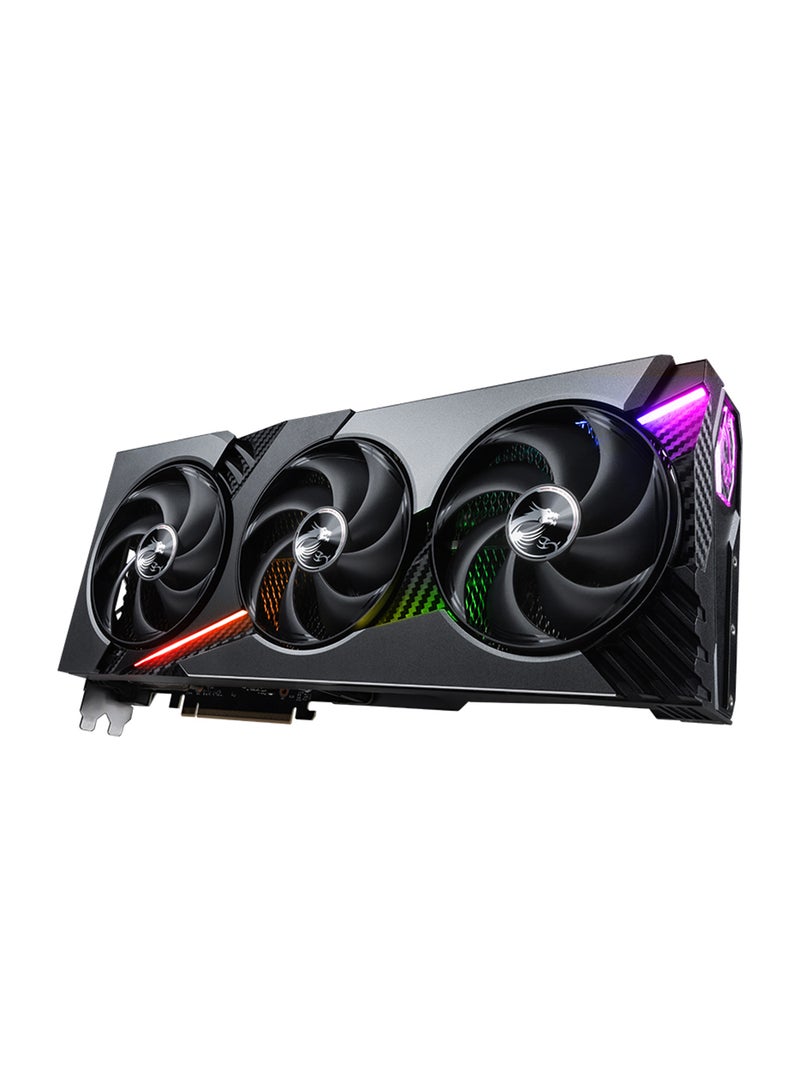 MSI - GeForce RTX 5080 16GB GDDR7 VANGUARD SOC Launch Edition, NVIDIA GeForce RTX 5080, PCIe Gen 5, 2745 MHz Core Clock, 10,752 CUDA Cores, 30 Gbps Memory Speed, 256-bit Memory Bus, 16GB GDDR7, DisplayPort 3x (v2.1b), HDMI 1x (2.1b, 4K 480Hz, 8K 120Hz), HDCP Support, 360W Power Consumption, 16-pin Connector, Supports DirectX 12 Ultimate & OpenGL 4.6, G-SYNC® Technology Grey - Image 1