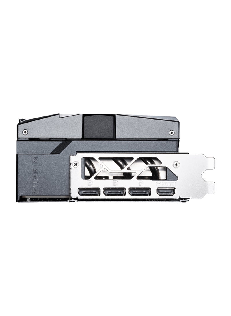 إم اس أي - GeForce RTX 5080 16G SUPRIM SOC, 16GB GDDR7, 10752 CUDA Cores, 256-bit Memory Bus, 30 Gbps Memory Speed, PCIe Gen 5 x16, Boost Clock 2745 MHz, DisplayPort 2.1 x3, HDMI 2.1, 4K 480Hz, 8K 120Hz, 360W Power Consumption, 7680 x 4320 Max Resolution, G-SYNC, DirectX 12 Ultimate, OpenGL 4.6 Support Black - Image 1