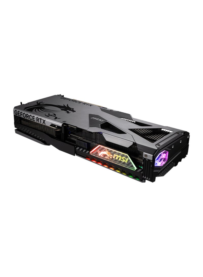 إم اس أي GeForce RTX™ 5070 12G VANGUARD SOC - G5070-12VGS, NVIDIA GeForce RTX 5070 GPU, PCIe Gen 5, 6144 CUDA Cores, TBD Core Clocks, 12GB GDDR7 Memory (28 Gbps, 192-bit), DisplayPort 3x (v2.1b), HDMI 1x (4K 480Hz/8K 120Hz), HDCP Support, TBD Power Consumption, 16-pin Power Connector, DirectX 12 Ultimate, OpenGL 4.6, Maximum Displays: 4, G-SYNC Technology Grey  - Image 3