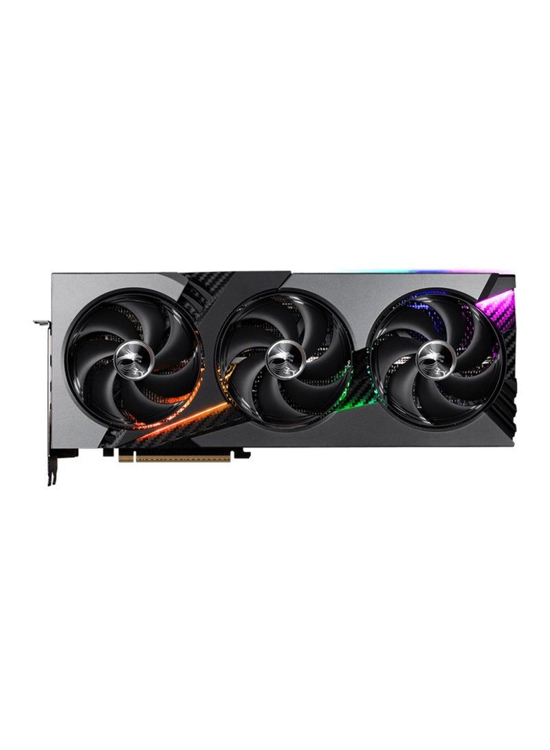 إم اس أي GeForce RTX™ 5070 12G VANGUARD SOC - G5070-12VGS, NVIDIA GeForce RTX 5070 GPU, PCIe Gen 5, 6144 CUDA Cores, TBD Core Clocks, 12GB GDDR7 Memory (28 Gbps, 192-bit), DisplayPort 3x (v2.1b), HDMI 1x (4K 480Hz/8K 120Hz), HDCP Support, TBD Power Consumption, 16-pin Power Connector, DirectX 12 Ultimate, OpenGL 4.6, Maximum Displays: 4, G-SYNC Technology Grey  - Image 2