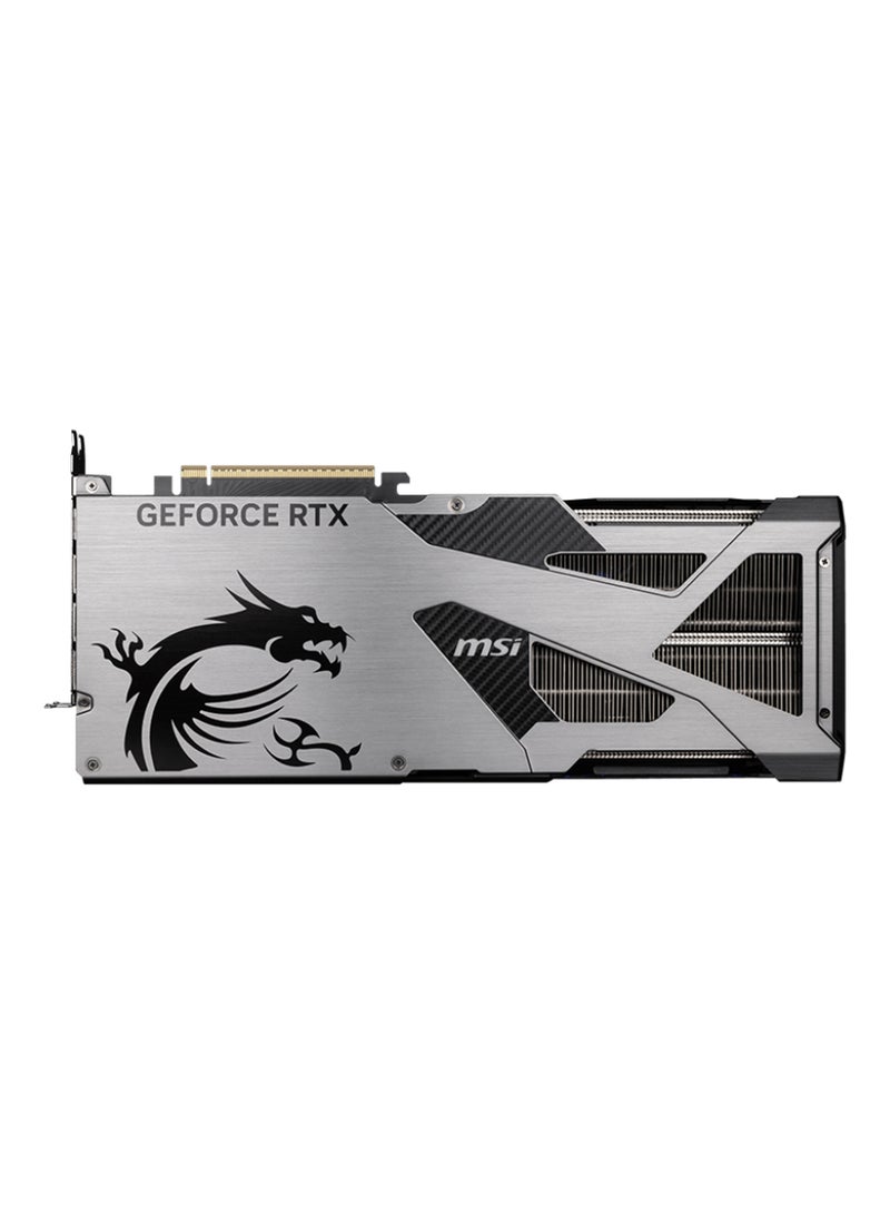 إم اس أي GeForce RTX™ 5070 12G VANGUARD SOC - G5070-12VGS, NVIDIA GeForce RTX 5070 GPU, PCIe Gen 5, 6144 CUDA Cores, TBD Core Clocks, 12GB GDDR7 Memory (28 Gbps, 192-bit), DisplayPort 3x (v2.1b), HDMI 1x (4K 480Hz/8K 120Hz), HDCP Support, TBD Power Consumption, 16-pin Power Connector, DirectX 12 Ultimate, OpenGL 4.6, Maximum Displays: 4, G-SYNC Technology Grey  - Image 4