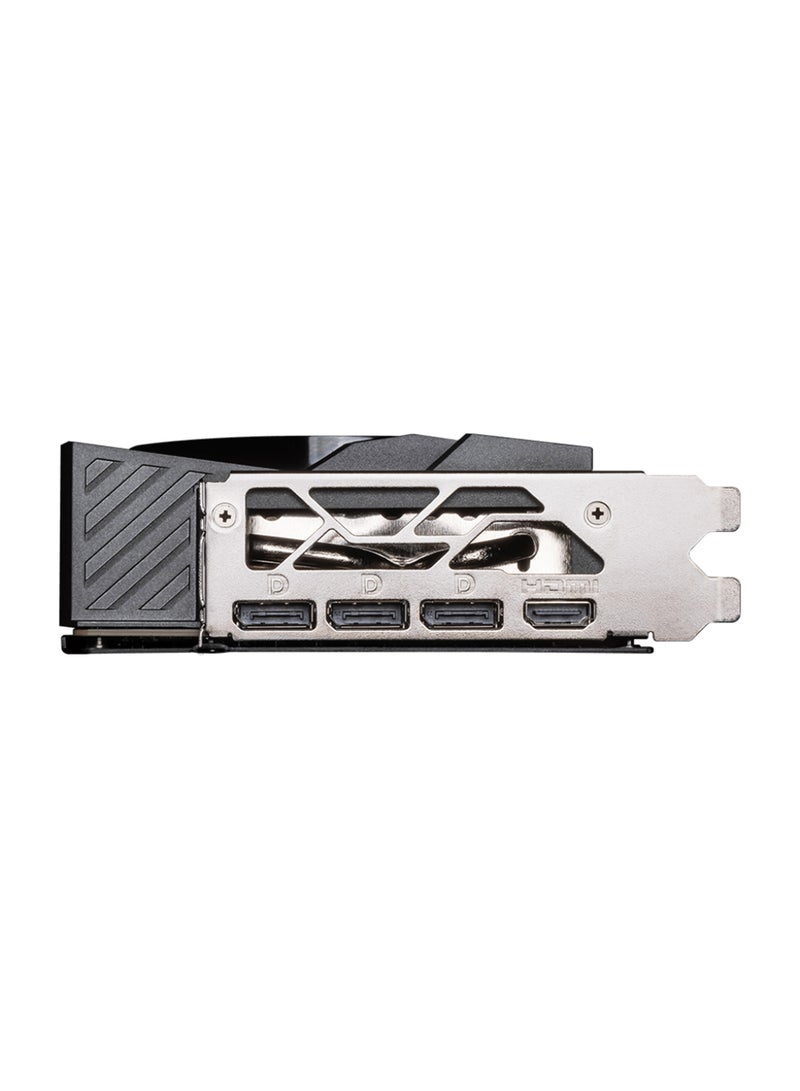 إم اس أي GeForce RTX™ 5070 12G GAMING TRIO OC - G5070-12GTC, NVIDIA GeForce RTX 5070 GPU, PCIe Gen 5, 6144 CUDA Cores, TBD Core Clocks, 12GB GDDR7 Memory (28 Gbps, 192-bit), DisplayPort 3x (v2.1b), HDMI 1x (4K 480Hz/8K 120Hz), HDCP Support, TBD Power Consumption, 16-pin Power Connector, DirectX 12 Ultimate, OpenGL 4.6, Maximum Displays: 4, G-SYNC Technology Grey  - Image 5