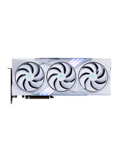 إم اس أي GeForce RTX 5070 12GB GAMING TRIO OC WHITE Graphics Card, NVIDIA GeForce RTX 5070 GPU, PCIe Gen 5, 6144 CUDA Cores, 28 Gbps Memory Speed, 12GB GDDR7, 192-bit Memory Bus, DisplayPort x3, HDMI 2.1b, HDCP Support, 7680x4320 Max Resolution, G-SYNC, 16-pin Power Connector White  - Image 2