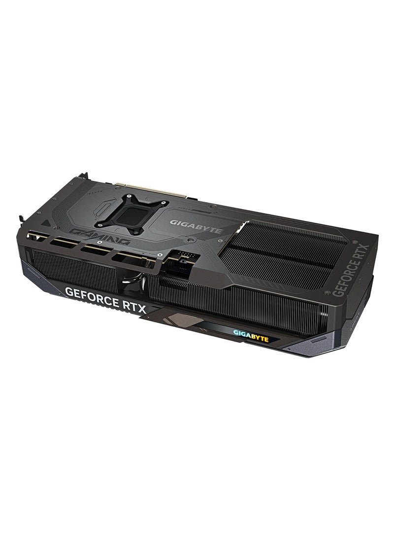 جيجابايت - GeForce RTX™ 5080 GAMING OC 16GB GDDR7 Graphics Card, 2730 MHz Core Clock, PCI-E 5.0, 30 Gbps Memory, 256-bit Memory Bus, WINDFORCE Cooling, RGB Halo, Dual BIOS, DisplayPort 2.1a x3, HDMI 2.1b, ATX, DirectX 12, OpenGL 4.6 | GV-N5080GAMING OC-16GD Black - Image 1