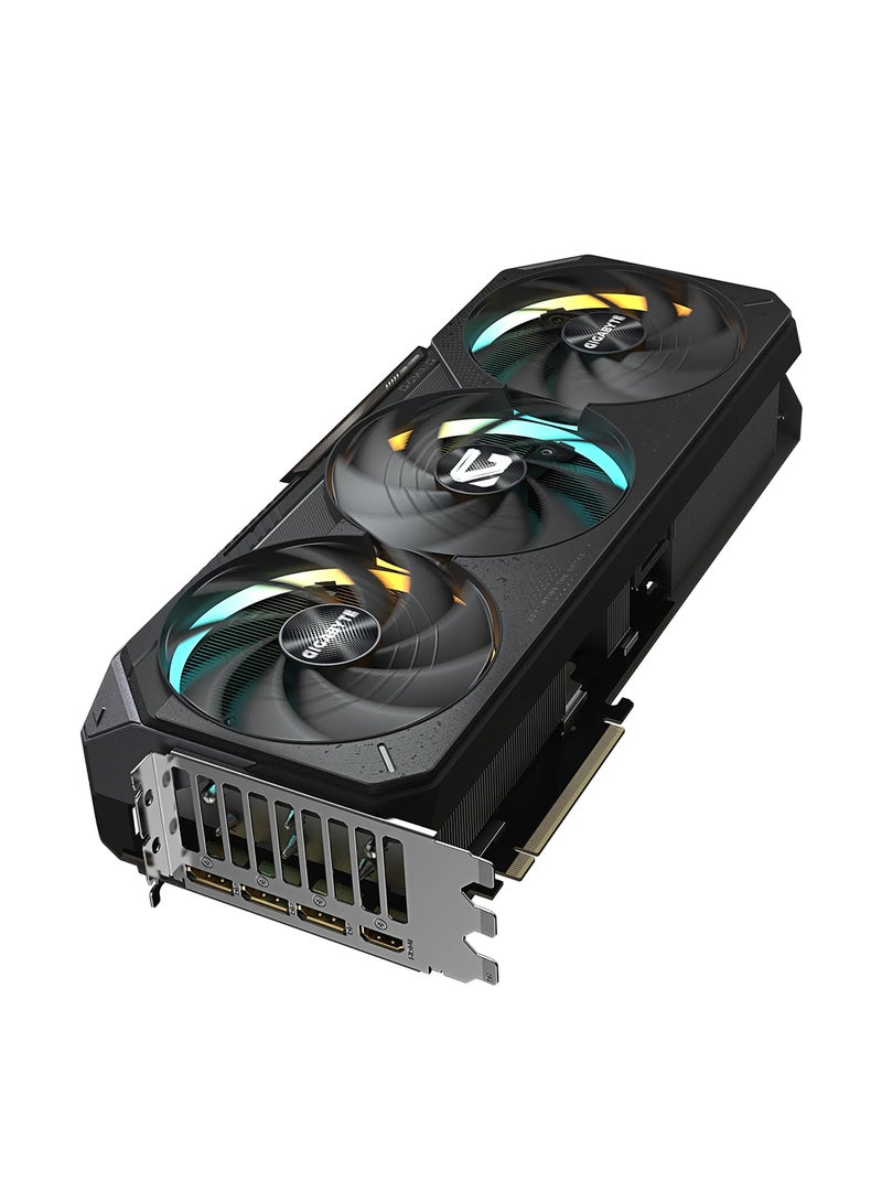 جيجابايت - GeForce RTX™ 5080 GAMING OC 16GB GDDR7 Graphics Card, 2730 MHz Core Clock, PCI-E 5.0, 30 Gbps Memory, 256-bit Memory Bus, WINDFORCE Cooling, RGB Halo, Dual BIOS, DisplayPort 2.1a x3, HDMI 2.1b, ATX, DirectX 12, OpenGL 4.6 | GV-N5080GAMING OC-16GD Black - Image 1