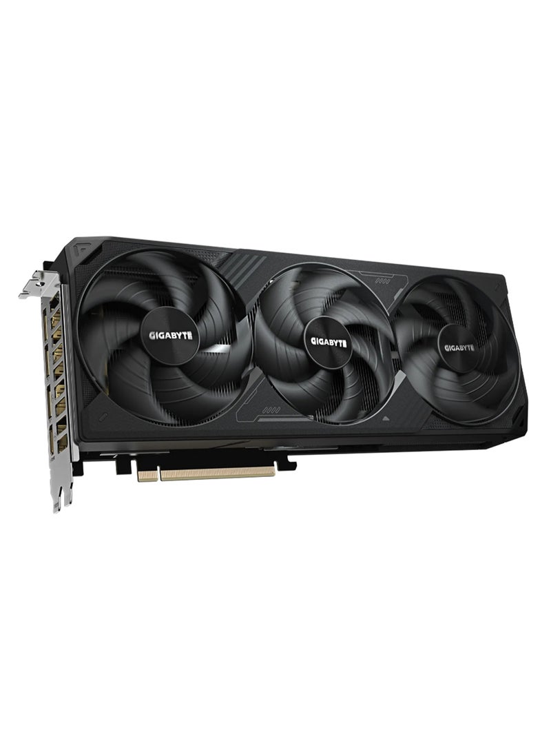 GIGABYTE GeForce RTX™ 5080 WINDFORCE OC SFF 16GB GDDR7 Graphics Card, 2670 MHz Core Clock, 30 Gbps Memory Clock, PCI-E 5.0, 256-bit Memory Bus, 7680 x 4320 Max Resolution, 4 Multi-view, Dual BIOS (Performance/Silent), WINDFORCE Cooling, HDMI 2.1b & DisplayPort 2.1a Outputs, ATX Form Factor, Includes VGA Holder & 12V-2x6 to 3x PCIe 8pin Adapter | GV-N5080WF3OC-16GD Grey - Image 4