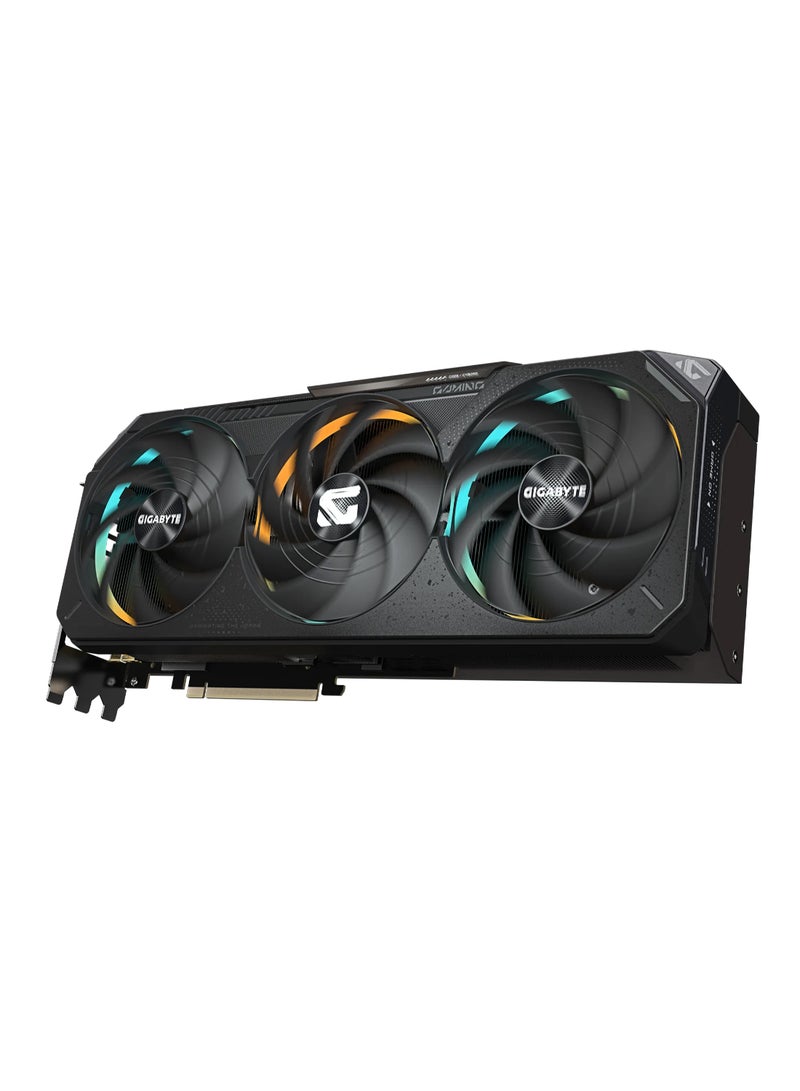 جيجابايت - GeForce RTX™ 5070 Ti GAMING OC 16GB GDDR7 Graphics Card, WINDFORCE Cooling, Dual BIOS, PCIe 5.0, 28 Gbps Memory Clock, 7680 x 4320 Resolution, 4x Multi-View, DisplayPort 2.1, HDMI 2.1b, RGB Halo, Versatile VGA Holder | GV-N507TGAMING OC-16GD Black - Image 1