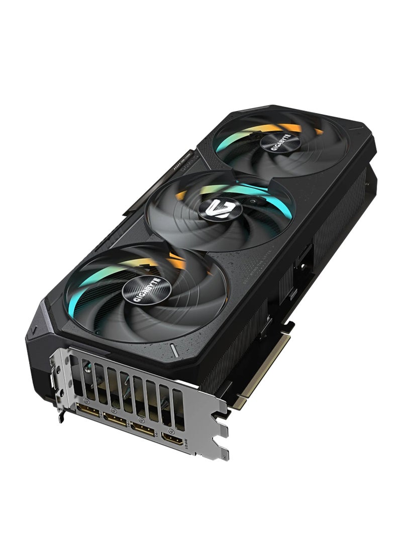 جيجابايت - GeForce RTX™ 5070 Ti GAMING OC 16GB GDDR7 Graphics Card, WINDFORCE Cooling, Dual BIOS, PCIe 5.0, 28 Gbps Memory Clock, 7680 x 4320 Resolution, 4x Multi-View, DisplayPort 2.1, HDMI 2.1b, RGB Halo, Versatile VGA Holder | GV-N507TGAMING OC-16GD Black - Image 1