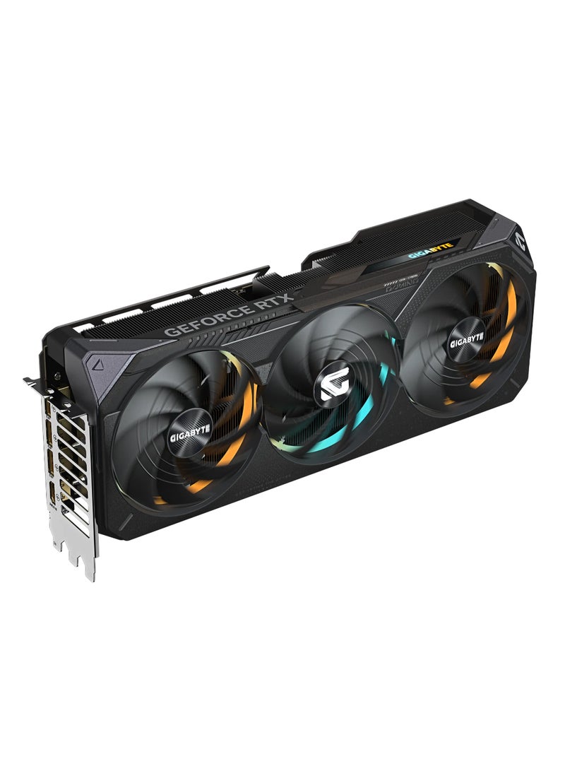 جيجابايت - GeForce RTX™ 5070 Ti GAMING OC 16GB GDDR7 Graphics Card, WINDFORCE Cooling, Dual BIOS, PCIe 5.0, 28 Gbps Memory Clock, 7680 x 4320 Resolution, 4x Multi-View, DisplayPort 2.1, HDMI 2.1b, RGB Halo, Versatile VGA Holder | GV-N507TGAMING OC-16GD Black - Image 1