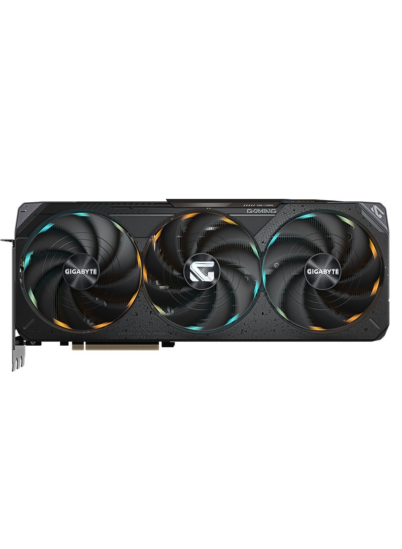 GIGABYTE GeForce RTX™ 5070 Ti GAMING OC 16GB GDDR7 Graphics Card, WINDFORCE Cooling, Dual BIOS, PCIe 5.0, 28 Gbps Memory Clock, 7680 x 4320 Resolution, 4x Multi-View, DisplayPort 2.1, HDMI 2.1b, RGB Halo, Versatile VGA Holder | GV-N507TGAMING OC-16GD Black  - Image 4