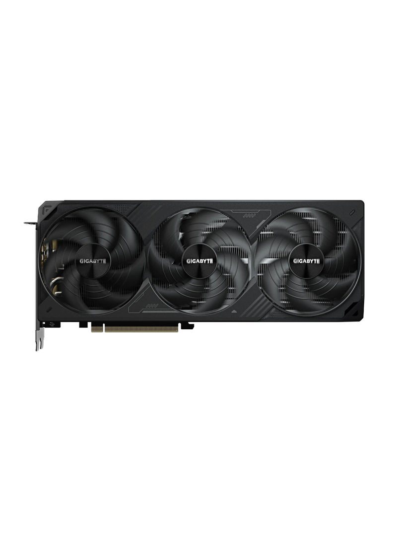 GeForce RTX™ 5070 Ti WINDFORCE OC SFF 16G Graphics Card - NVIDIA Blackwell Architecture, 16GB GDDR7, 256-bit Memory, 28 Gbps Memory Clock, PCI-E 5.0, 7680 x 4320 Digital Resolution, 4 Multi-View, ATX Form Factor, DirectX 12 API, OpenGL 4.6, 1x 16-pin Power Connector, 3x DisplayPort 2.1a, 1x HDMI 2.1b, Dual BIOS (Performance/Silent), WINDFORCE Cooling System, Hawk Fan, Server-Grade Thermal Conductive Gel, Versatile VGA Holder Included | GV-N507TWF3OC-16GD Black