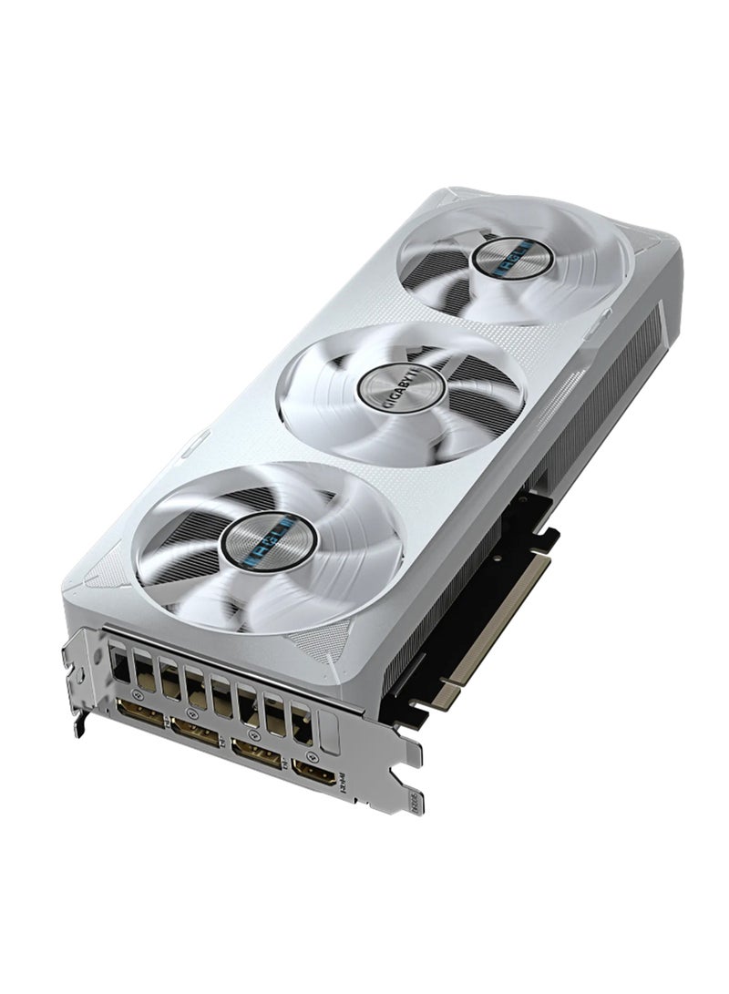 GIGABYTE - GeForce RTX 5070 EAGLE OC ICE SFF Graphics Card - 12GB GDDR7, 192-bit, 28Gbps, PCI-E 5.0, DLSS 4, WINDFORCE Cooling, RGB Lighting, 7680x4320 Resolution, 4 Multi-View, DisplayPort 2.1a x3, HDMI 2.1b x1, ATX Form Factor | GV-N5070EAGLEOC ICE-12GD White - Image 1