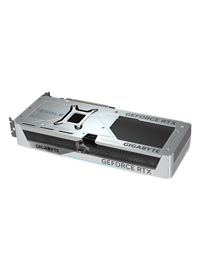GIGABYTE - GeForce RTX 5070 EAGLE OC ICE SFF Graphics Card - 12GB GDDR7, 192-bit, 28Gbps, PCI-E 5.0, DLSS 4, WINDFORCE Cooling, RGB Lighting, 7680x4320 Resolution, 4 Multi-View, DisplayPort 2.1a x3, HDMI 2.1b x1, ATX Form Factor | GV-N5070EAGLEOC ICE-12GD White - Image 1